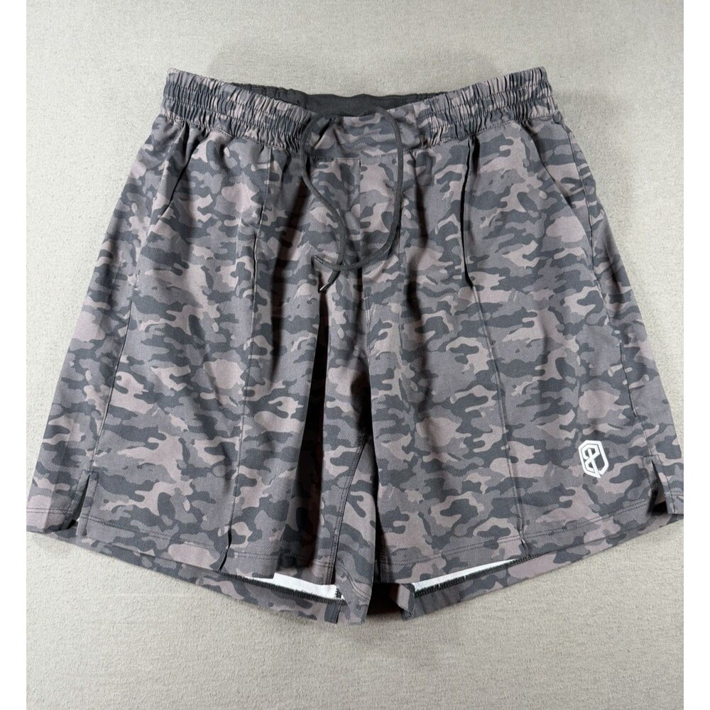 Born Primitive Camo Training Shorts Mens Medium 6" Athletic Running MMA Gym